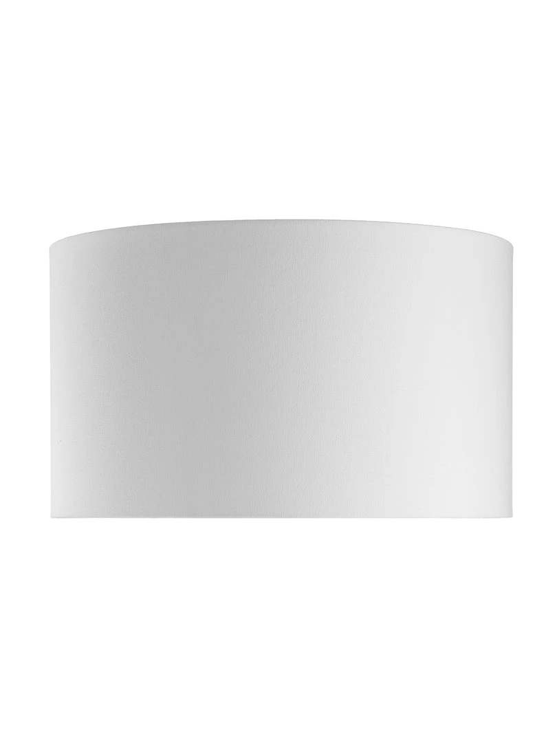 Pacific Drop Ship Shades Handloomed White Cylinder Shade 45cm