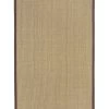 Asiatic Drop Ship Rugs Sisal Chocolate Border Rug