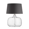 Bundle Oval Bubble Lamp - Charcoal Shade