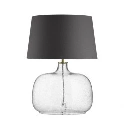 Bundle Oval Bubble Lamp - Charcoal Shade