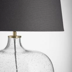 Bundle Oval Bubble Lamp - Charcoal Shade