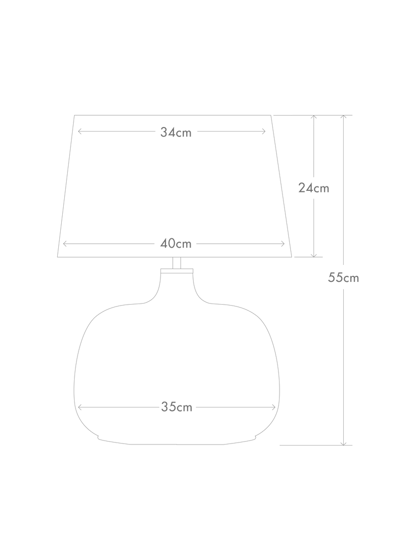 Bundle Sale Oval Bubble Lamp - White Shade