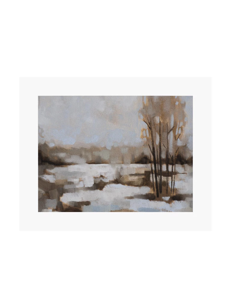 Zig Zag Art Prints Snowscape Art Print