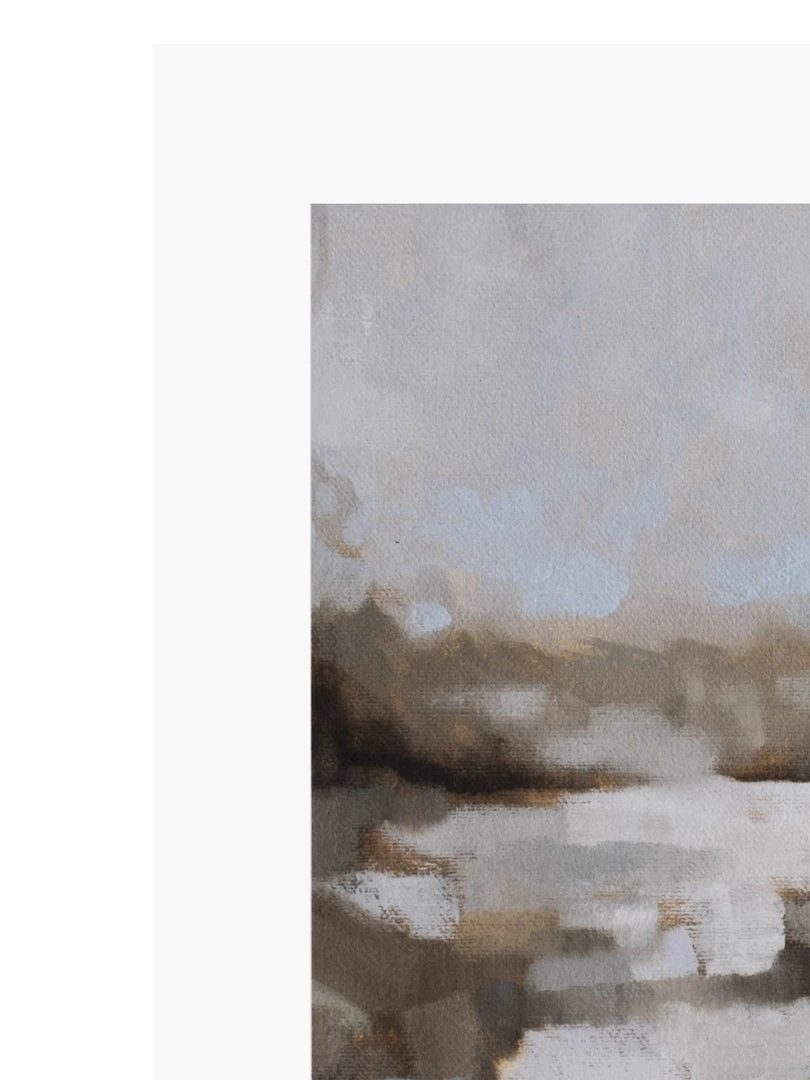 Zig Zag Art Prints Snowscape Art Print