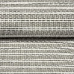 Waltons Soft Grey Ticking Cloth Tablecloth