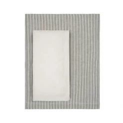 Waltons Pure Linen Napkins White Set Of 2