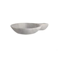 Nkuku White Stone Platter Bowls