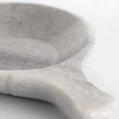 Nkuku White Stone Platter Bowls