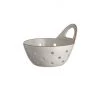 Be Home Stoneware Colander Basket With Handle Kitchen