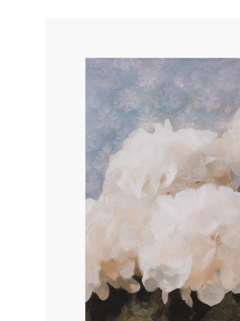 Zig Zag Art Sunday Flowers Art Print