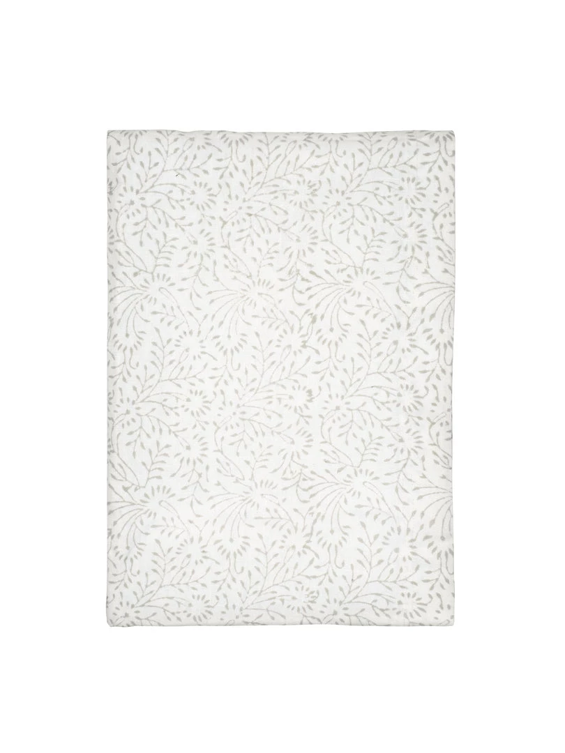 Hudson Home Raya Grey Table Cloth New