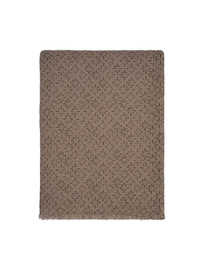 IB Laursen Sale Umber Diamond Throw