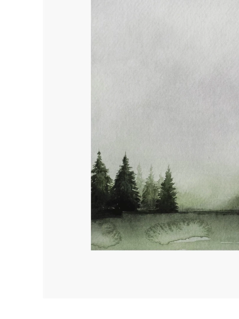 Zig Zag Art Timberline Art Print