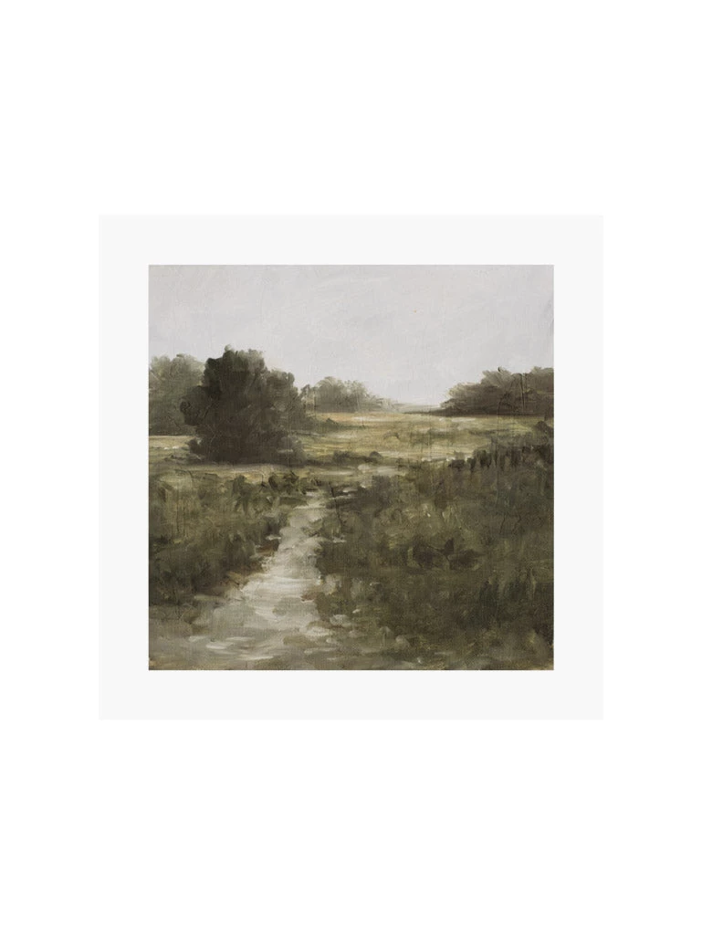 Zig Zag Art Prints Tranquil Fen Art Print