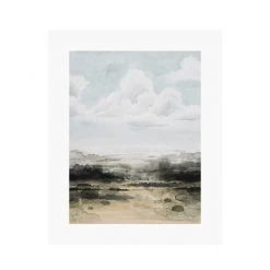 Zig Zag Art Valley Highlights Art Print