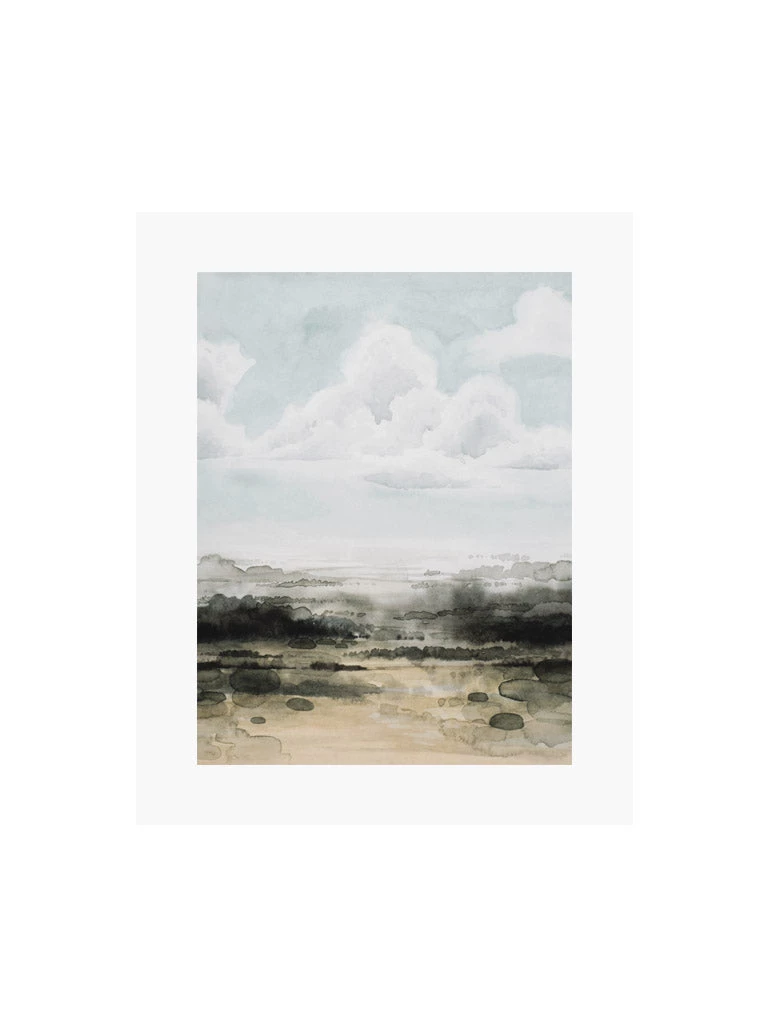 Zig Zag Art Valley Highlights Art Print