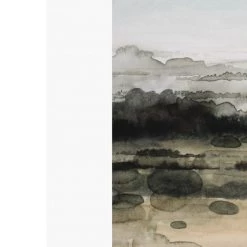 Zig Zag Art Valley Highlights Art Print