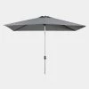 Gallery Direct Drop Ship Vezani 2m X 3m Parasol - Grey Parasols