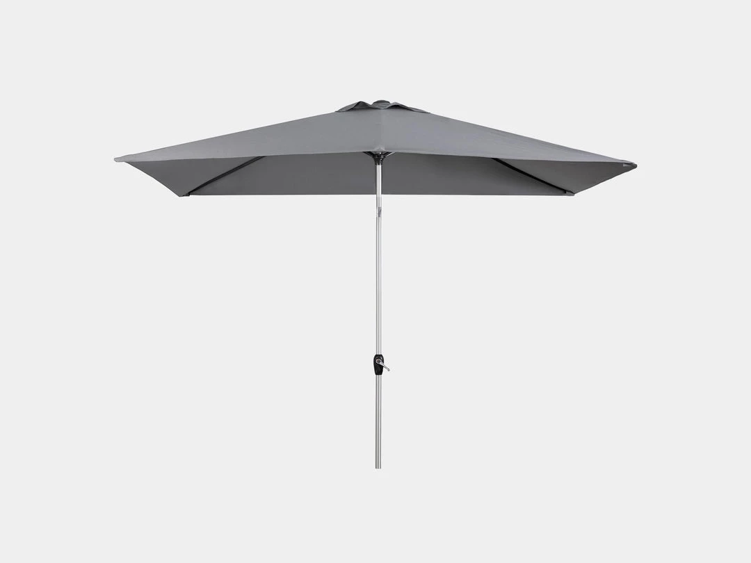 Gallery Direct Drop Ship Vezani 2m X 3m Parasol - Grey Parasols