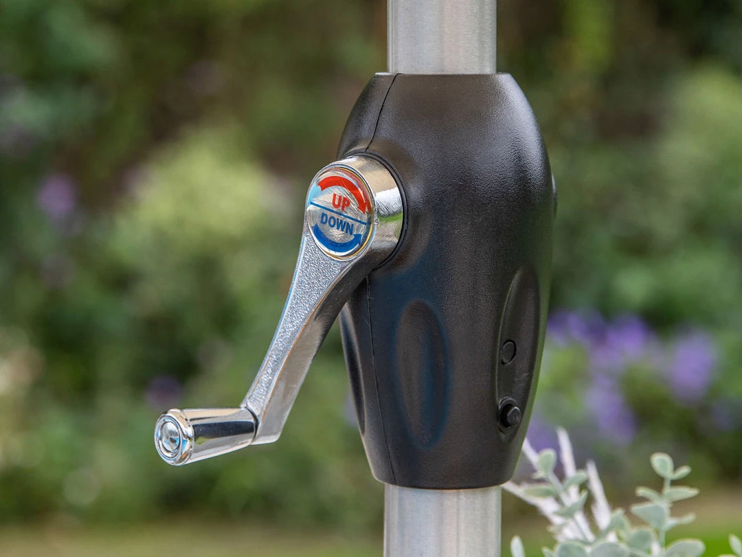 Gallery Direct Drop Ship Vezani 2m X 3m Parasol - Grey Parasols