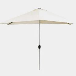 Gallery Direct Drop Ship Parasols Vezani 2.7m Round Parasol - Cream