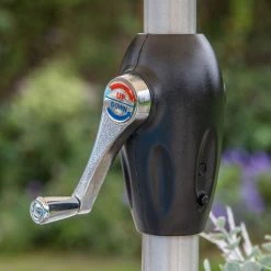 Gallery Direct Drop Ship Parasols Vezani 2.7m Round Parasol - Cream