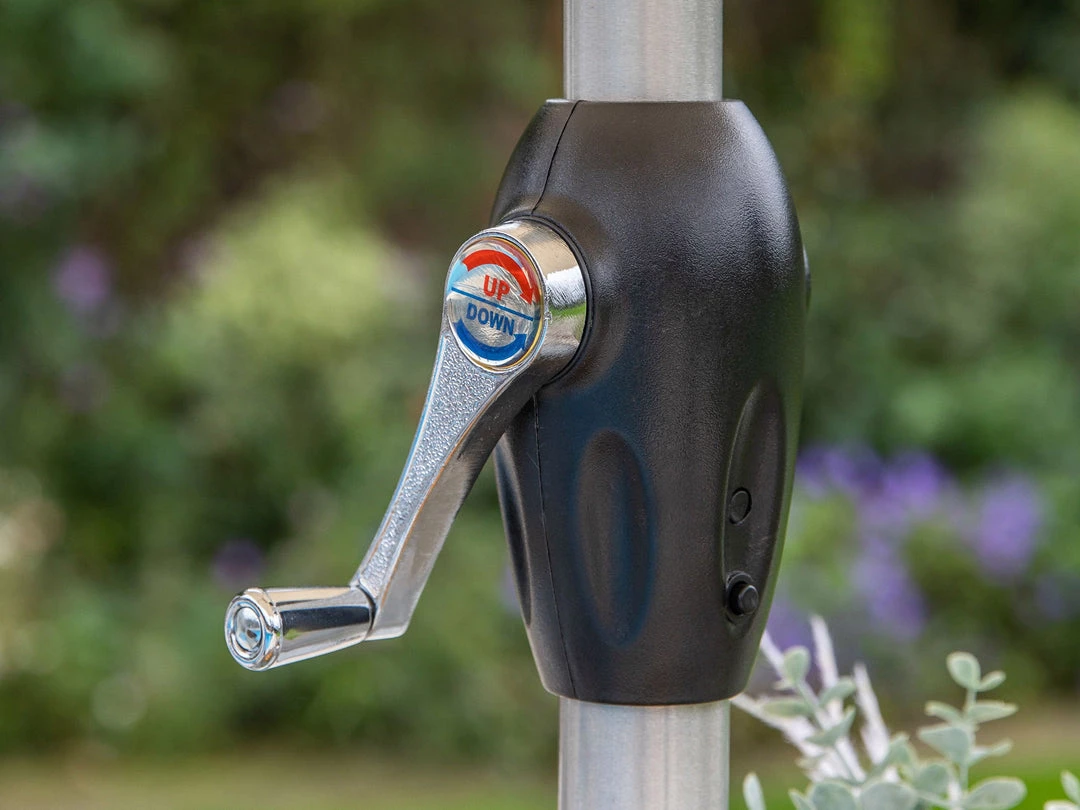 Gallery Direct Drop Ship Parasols Vezani 2.7m Round Parasol - Cream