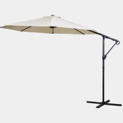 Gallery Direct Drop Ship Parasols Vezani 3cm Cantilever Parasol - Cream