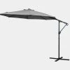 Gallery Direct Drop Ship Vezani 3m Cantilever Parasol - Grey Parasols