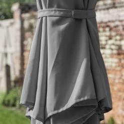 Gallery Direct Drop Ship Vezani 3m Cantilever Parasol - Grey Parasols