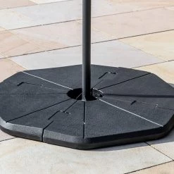 Gallery Direct Drop Ship Vezani 3m Cantilever Parasol - Grey Parasols