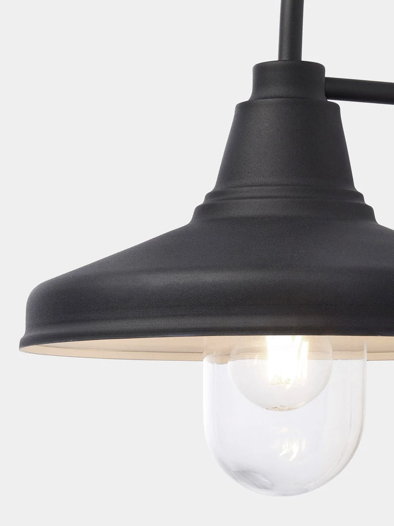 Gallery Direct Drop Ship Barn Outdoor Wall Light - Black