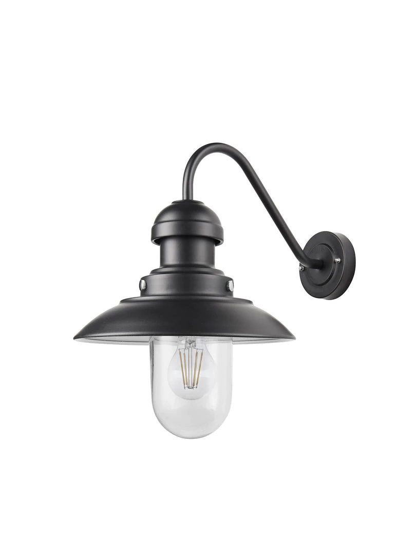 Gallery Direct Drop Ship Hertford Outdoor Wall Light - Black