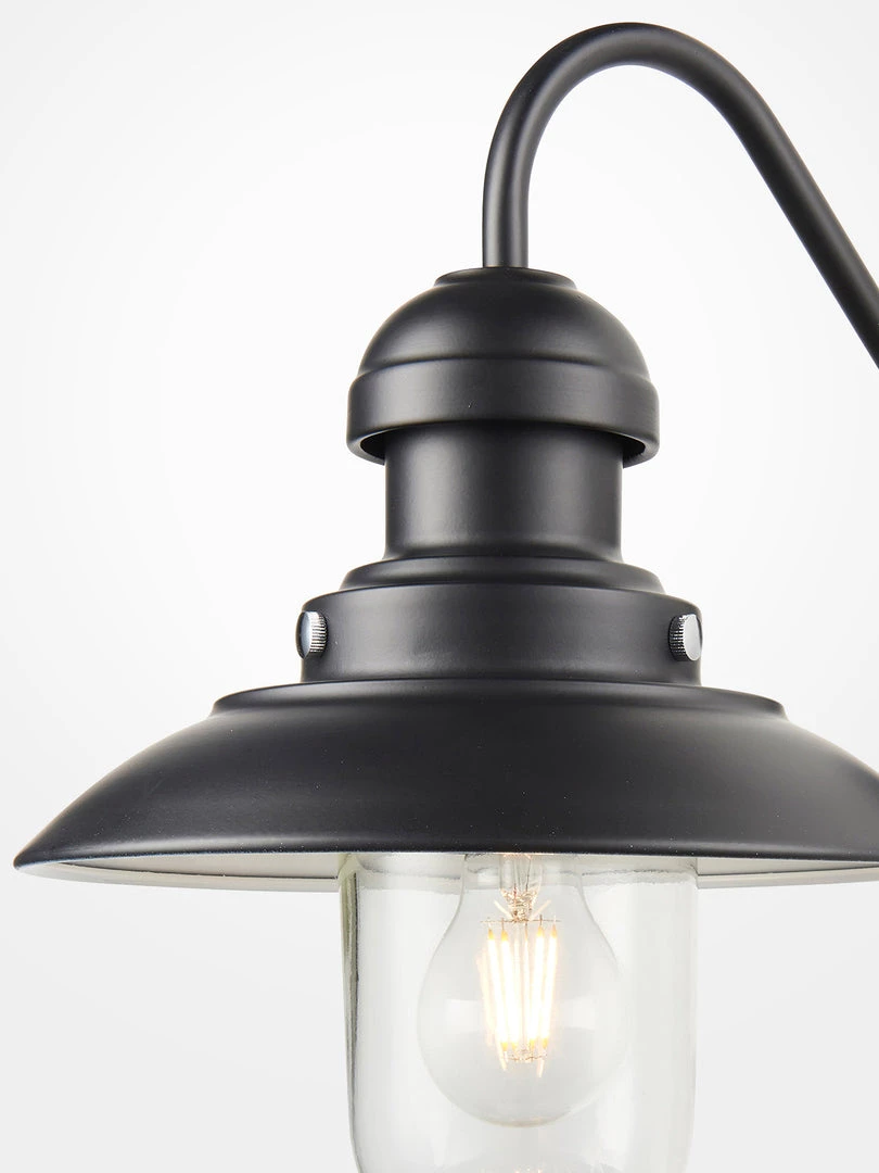 Gallery Direct Drop Ship Hertford Outdoor Wall Light - Black