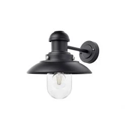 Gallery Direct Drop Ship Hertford Outdoor Wall Light - Black