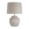 Hudson Home New Lya Weathered Natural Lamp & Shade