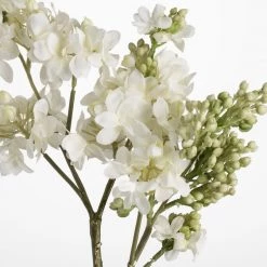 Coach House Faux White Lilac Faux Stems