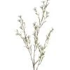 Florasilk Faux White Wax Flower Stem Faux Stems