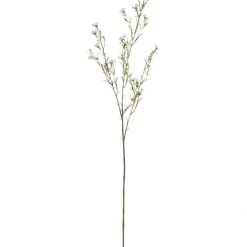Florasilk Faux White Wax Flower Stem Faux Stems