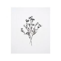 Zig Zag Art Wild Thistle Art Print