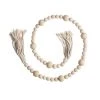 Heaven Sends Wooden Beaded Garland - Cream