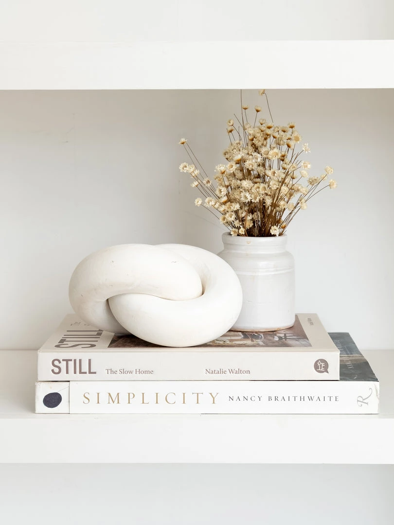 Hudson Home Decorative Objects Wooden Knot Ornament